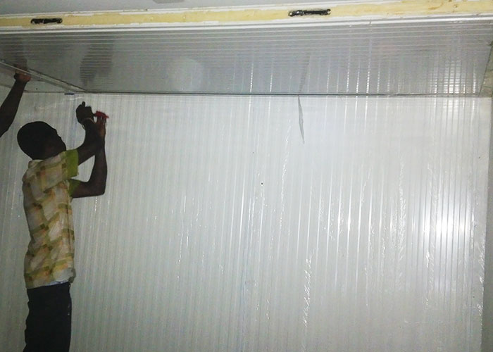Cold store panel building